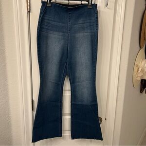 Women's Blue Flared Jeans